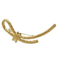 Bijoux broche en Zinc alliage , alliage de zinc, Noeud papillon, Placage de couleur d'or, pour femme & creux Vendu par lot