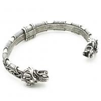 Zinc Alloy Cuff Bangle, plated, Adjustable & for man 70mm 