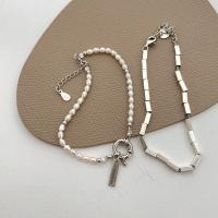 Bracelets de perles En alliage de zinc , avec perle de plastique, avec 1.97inch chaînes de rallonge, bijoux de mode & styles différents pour le choix & pour femme Environ 6.3 pouce, Vendu par PC