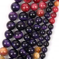 Tiger Eye Beads, Round, DIY, multi-colored cm 