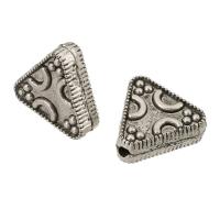 Bijoux de perles en alliage de Zinc , triangle, DIY & noircir, couleur originale Environ 1mm, Vendu par PC