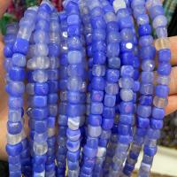 Agate Beads, Square, polished, DIY 8mm, Approx 