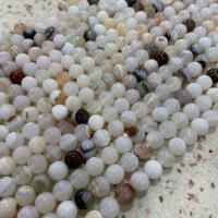 Natürliche Streifen Achat Perlen, rund, DIY & verschiedene Größen vorhanden, keine, verkauft von Strang