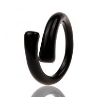 Латунь Манжеты палец кольцо, покрыт лаком, Регулируемый & больше размеров для выбора & Женский, Много цветов для выбора, 24mm, продается PC