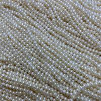 Barock kultivierten Süßwassersee Perlen, Natürliche kultivierte Süßwasserperlen, Natürliche & DIY, weiß, 4-5mm, Länge:36-40 cm, verkauft von Strang