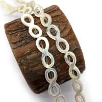 Natural White Shell Beads, Number 8, DIY white 