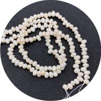 Rice Cultured Freshwater Pearl Beads, polished, DIY & top drilled, white Approx 14.96 Inch 