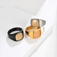Stainless Steel Finger Ring, 304 Stainless Steel, plated, fashion jewelry & polished & Unisex 