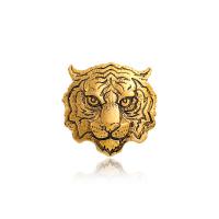 Zinc Alloy Jewelry Brooch, Tiger, plated, fashion jewelry & for man 