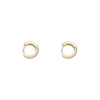 Zinc Alloy Huggie Hoop Earring, fashion jewelry & for woman 11mm 
