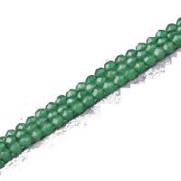 Grün Aventurin Stein Perlen , DIY & facettierte, grün, Länge:ca. 38 cm, verkauft von Strang
