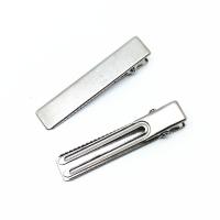Hair Snap Clips, 304 Stainless Steel, DIY original color, Approx 