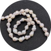 Baroque Cultured Freshwater Pearl Beads, polished, DIY, white, 7-8mm Approx 14.96 Inch 