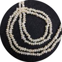 Keshi Cultured Freshwater Pearl Beads, irregular, polished, DIY, white, 3-4mm Approx 14.96 Inch 