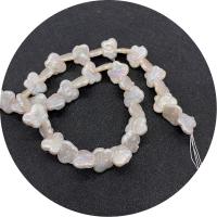 Keshi Cultured Freshwater Pearl Beads, Butterfly, polished, DIY, white Approx 14.96 Inch 