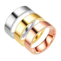 Couple Finger Rings, 201 Stainless Steel, Vacuum Ion Plating, Unisex 