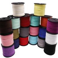 Cuerda De Pana, cordón de lana, Esférico, Bricolaje, más colores para la opción, 2.5x1.2mm, 10m/Carrete, Vendido por Carrete