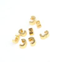 Brass European Clip, Rondelle, plated nickel, lead & cadmium free Approx 3mm 