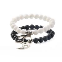 Bracelets de perle de bijou en verre, avec alliage de zinc, pour femme & émail, plus de couleurs à choisir cm, Vendu par PC