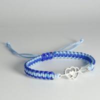 Mode créer Bracelets cordon de cire, corde de cire, avec alliage de zinc, avec 8cm chaînes de rallonge, fait à la main, Réglable & bijoux de mode & pour femme, plus de couleurs à choisir Environ 13 cm, Vendu par PC