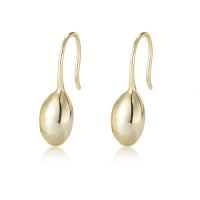 925 Sterling Silver Drop Earring, plated, for woman 25mm 
