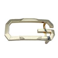 aleación de zinc hebillas cinturon, dorado, 29x60mm, Vendido por UD