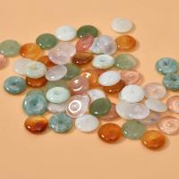 Gemstone ювелирные изделия Кулон, Полудрагоценный камень, Круглая, DIY & различные материалы для выбора, Много цветов для выбора, 12mm, продается PC