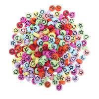 Perle acrylique, Rond, DIY & émail, couleurs mélangées Vendu par sac
