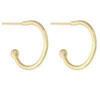 Edelstahl Ohrring Stecker, 304 Edelstahl, Galvanische Beschichtung, Modeschmuck & DIY & unisex, goldfarben, 23x16x3mm, verkauft von PC
