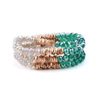 Crystal Bracelets, with Elastic Thread, Round, fashion jewelry & for woman 6mm cm 