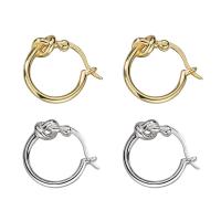 925 Sterling Silver Lever Back Earring, plated, for woman 