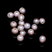 Round Cultured Freshwater Pearl Beads, natural, DIY 10-11mm 