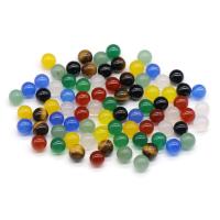 Mixed Gemstone Beads, Natural Stone, Round, polished, DIY & no hole 6mm 