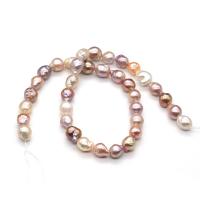 Baroque Cultured Freshwater Pearl Beads, Round, polished, DIY, purple, 10-11mm Approx 14.96 Inch 