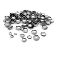 Stainless Steel Bead Cap, 304 Stainless Steel, machine polished, DIY original color 