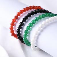 Agate Bracelets, Mixed Agate, Double Layer & fashion jewelry & for woman 6mm Approx 14.57 Inch 