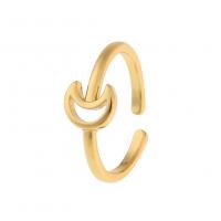 Brass Cuff Finger Ring, gold color plated, Adjustable & Unisex 