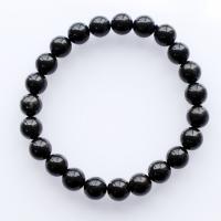 Shungite Bracelet, polished, Unisex, black Approx 21 cm 