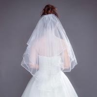 Hochzeitsschleier, Stoff, handgemacht, für Frau, keine, Länge:ca. 80-100 cm, 3PCs/Menge, verkauft von Menge