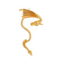 Zinc Alloy Earring Clip, Dragon, plated, fashion jewelry & for woman 87mm 