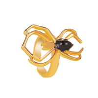Copper Earring Clip, Spider, plated, fashion jewelry & for woman 
