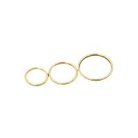Gold Filled Finger Ring, Donut, 14K gold-filled 
