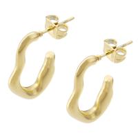 Stainless Steel Stud Earring, 304 Stainless Steel, Vacuum Ion Plating, fashion jewelry & for woman, golden, 3*23mm 