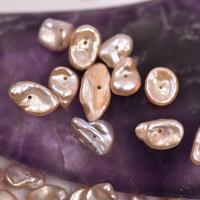Natural Freshwater Pearl Loose Beads, Baroque, DIY, purple pink, 5-7mm 