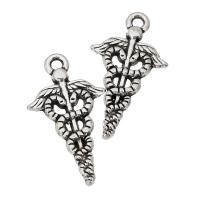 Wing Shaped Zinc Alloy Pendants, Snake, plated, Unisex Approx 2mm 