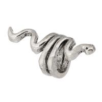Zinc Alloy Animal Beads, Snake, plated, DIY Approx 7mm 