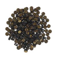 Schmelz Acryl Perlen, rund, DIY & Emaille, gemischte Farben, 4x7mm, 100PCs/Tasche, verkauft von Tasche