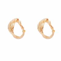 Zinc Alloy Hoop Earring, Round, plated, fashion jewelry & for woman Inner Approx 25mm 