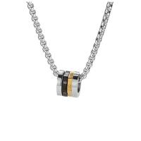 Titanium Steel Jewelry Necklace, titanium steel lobster clasp, plated, Unisex, silver color, nickel, lead & cadmium free, 2.5mm cm 
