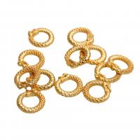 Связывания кольцо-латуни, Латунь, Круглая, плакирован золотом, DIY, Золотой внутренний диаметр:Приблизительно 7mm, продается PC